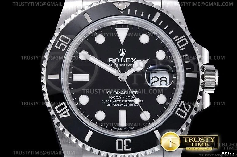 0119 ROLSUB0282 – Submariner 116610LN 904L SS SS Blk V2S ZZF SA Durable 1037